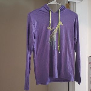 Purple Phoenix zoo lightweight hoodie
